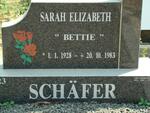 SCHAFER Sarah Elizabeth 1928-1983