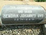 UYS Hendrik Johannes 1874-1921