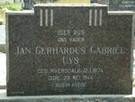 UYS Jan Gerhardus Gabriel 1874-1944