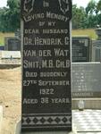 SMIT Hendrik C. van der Wat -1922