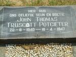 POTGIETER John Thomas Truscott 1940-1947