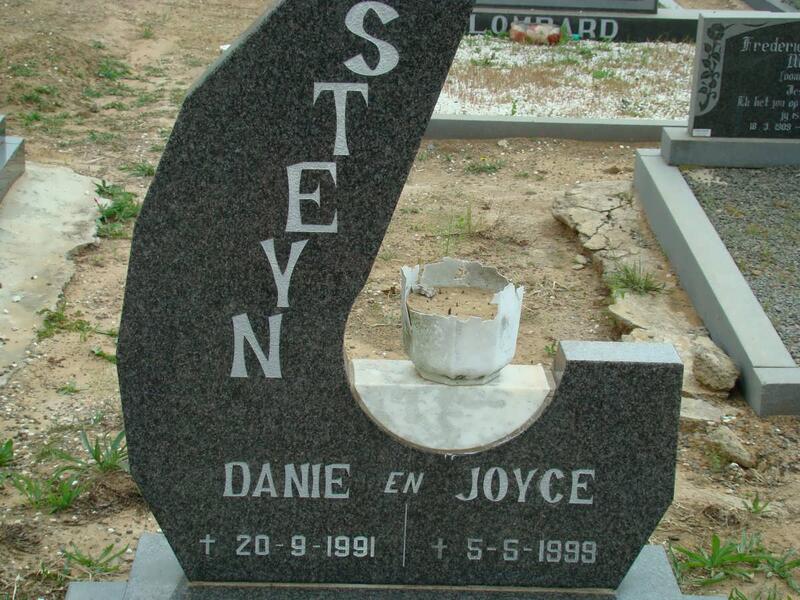 STEYN Danie -1991 & Joyce -1999