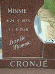 CRONJE Minnie 1933-1988