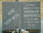 WYK Abraham Johannes, van 1919-1990