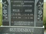 BEZUIDENHOUT Willie 1932-2004 & Sannie 1938-2002