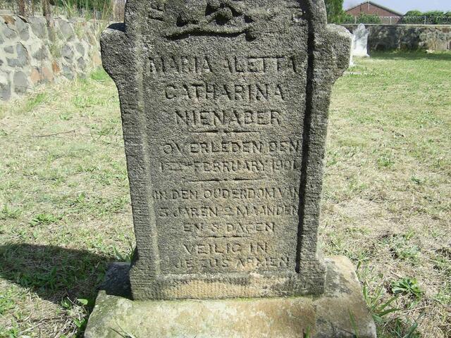 NIENABER Maria Aletta Catharina  -1901