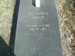 JOOSTE Dina Maria nee FAURIE 1898-1984