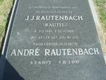 RAUTENBACH J.J. 1941-1986 :: RAUTENBACH Andre 1973-1997