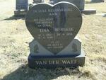 WALT Hendrik, van der 1938-  & Tina 1943-1996