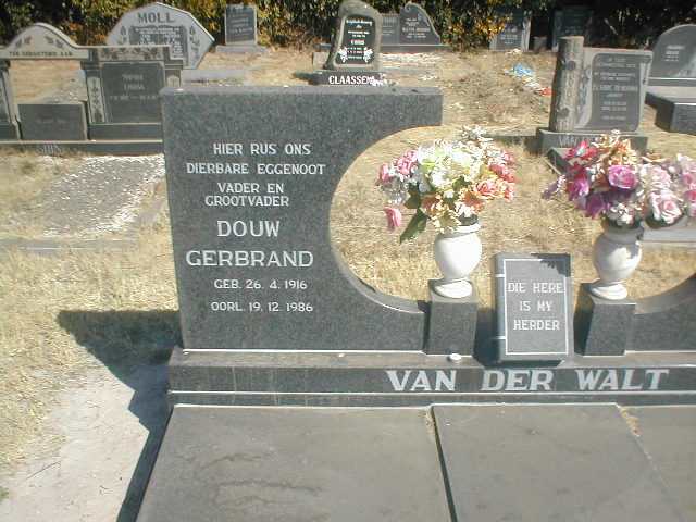 WALT Douw Gerbrand, van der 1916-1986