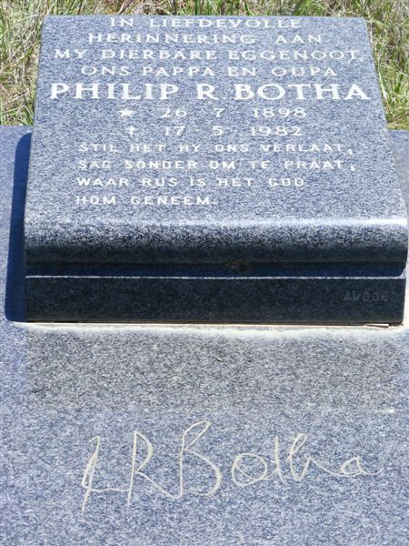 BOTHA Philip R. 1898-1982
