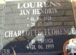 LOURENS Jan Hendrik 1928-2000 & Charlotte Florence 1928-1999