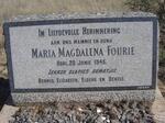 FOURIE Maria Magdalena -1945