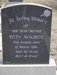 WALDECK Kitty -1966