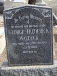 WALDECK George Frederick -1943