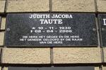 TAUTE Judith Jacoba 1930-2006