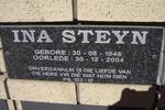 STEYN Ina 1946-2004