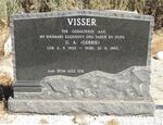 VISSER G.A. 1922-1983
