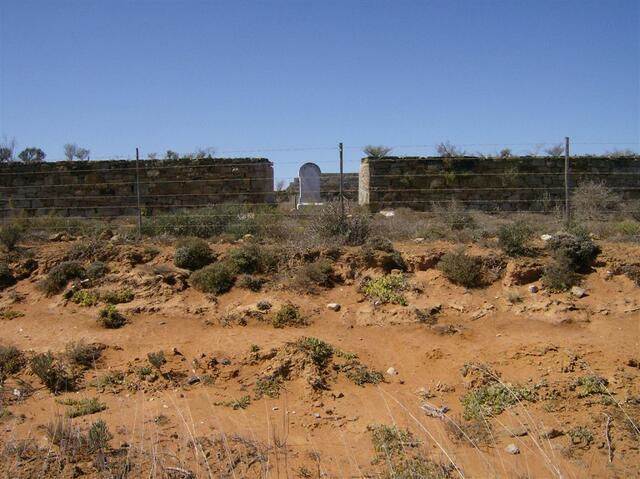 1. Overview on cemetery from the road