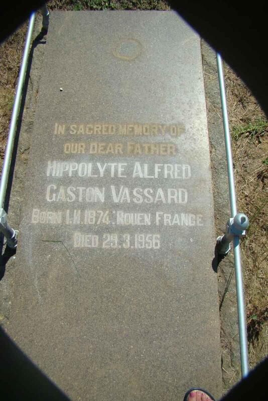 VASSARD Hippolyte Alfred Gaston 1874-1956