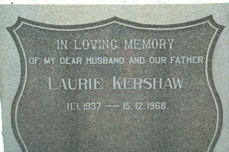 KERSHAW Laurie 1937-1968