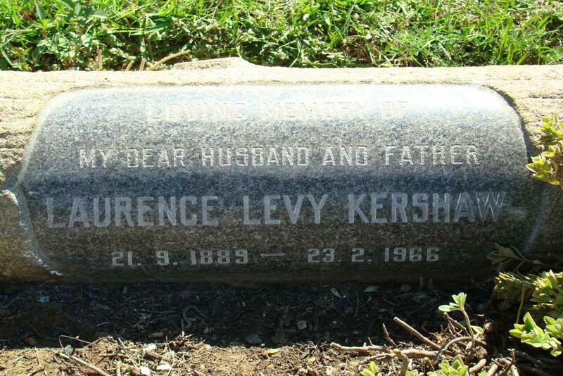 KERSHAW Laurence Levy 1889-1966