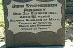 PINKNEY John Stephenson -1926