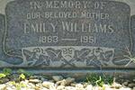 WILLIAMS Emily 1863-1951