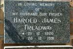 TREADWAY Harold James 1920-1991