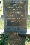 RENSBURG Hansie, Jansen van 1981-2000