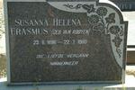 ERASMUS Susanna Helena nee VAN ROOYEN 1896-1980