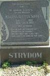 STRYDOM Martha Aletta Sophia 1902-1960