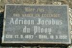 PLOOY Adriaan Jacobus, du 1897-1952