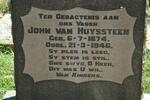 HUYSSTEEN John, van 1874-1946
