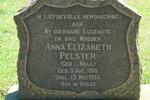 PELSTER Anna Elizabeth nee NELL 1915-1955