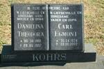 KOHRS Carl Egmont 1924-2002 & Danielina Theodora 1910-1997