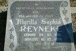 REYNEKE Myrilla Sohia 1916-1995