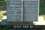 HOLMES Cleeve Horace 1913-1989 & Kathleen Margaret 1914-2004