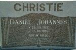 CHRISTIE Daniel Johannes 1922-1995