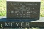 MEYER Gerhardus Lourens 1910-1991