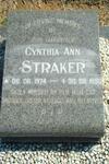STRAKER Cynthia Ann 1974-1990