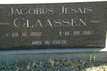 CLAASSEN Jacobus Jesias 1892-1987