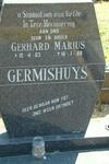 GERMISHUYS Gerhard Marius 1963-1988