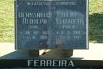 FERREIRA Gerhardus Rudolph 1913-1989 & Pauline Elizabeth 1914-1997