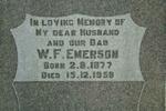 EMERSON W.F. 1877-1953