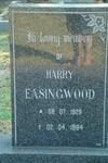 EASINGWOOD Harry 1929-1984