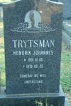 TRYTSMAN Hendrik Johannes 1901-1979