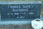 RATHBONE Thomas Sidney 1896-1964