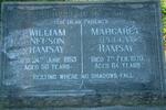 RAMSAY William Nelson -1953 & Margaret -1970