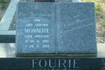 FOURIE Monalize nee VORSTER 1961-1980